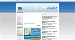 Desktop Screenshot of moduli.maggioli.it
